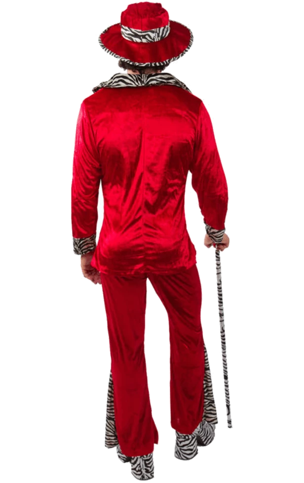 Orion Costumes Adult Red Pimp Costume 3 Orion Costumes Adult Red Pimp Costume