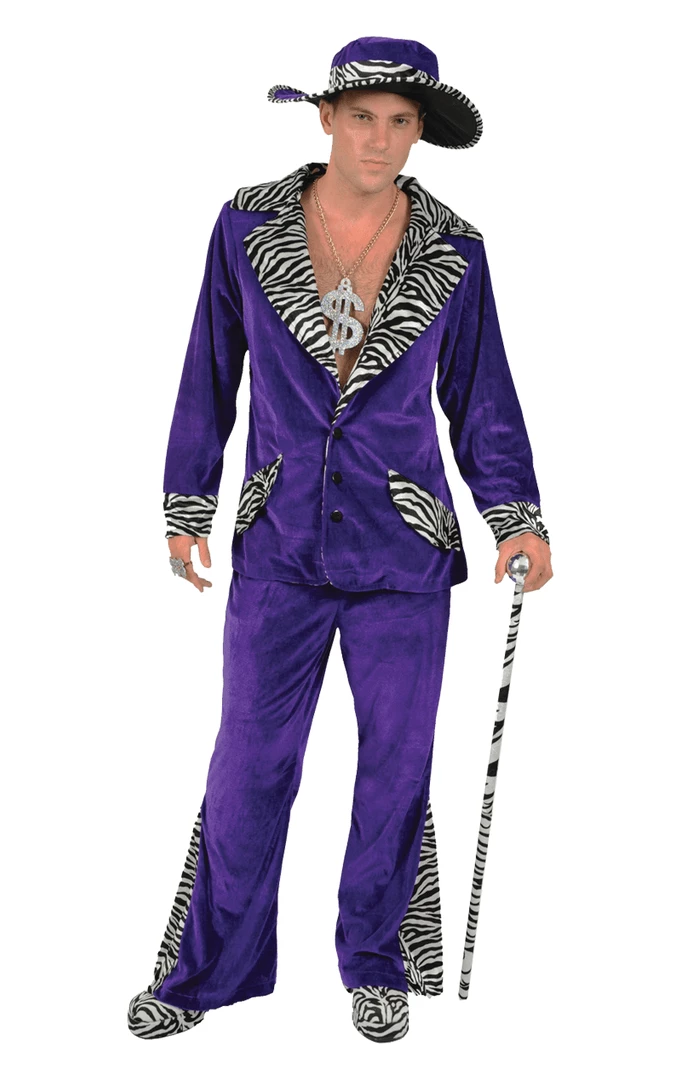 Orion Costumes Novelty Mens Purple Pimp Costume 1 Orion Costumes Novelty Mens Purple Pimp Costume