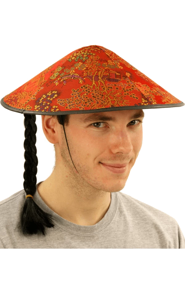 Bristol Novelty Chinese Coolie Hat & Plait Around The World 1 Bristol Novelty Chinese Coolie Hat & Plait Around The World