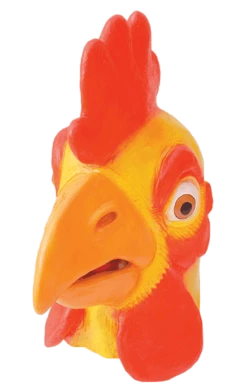 Bristol Novelty Rubber Chicken Facepiece