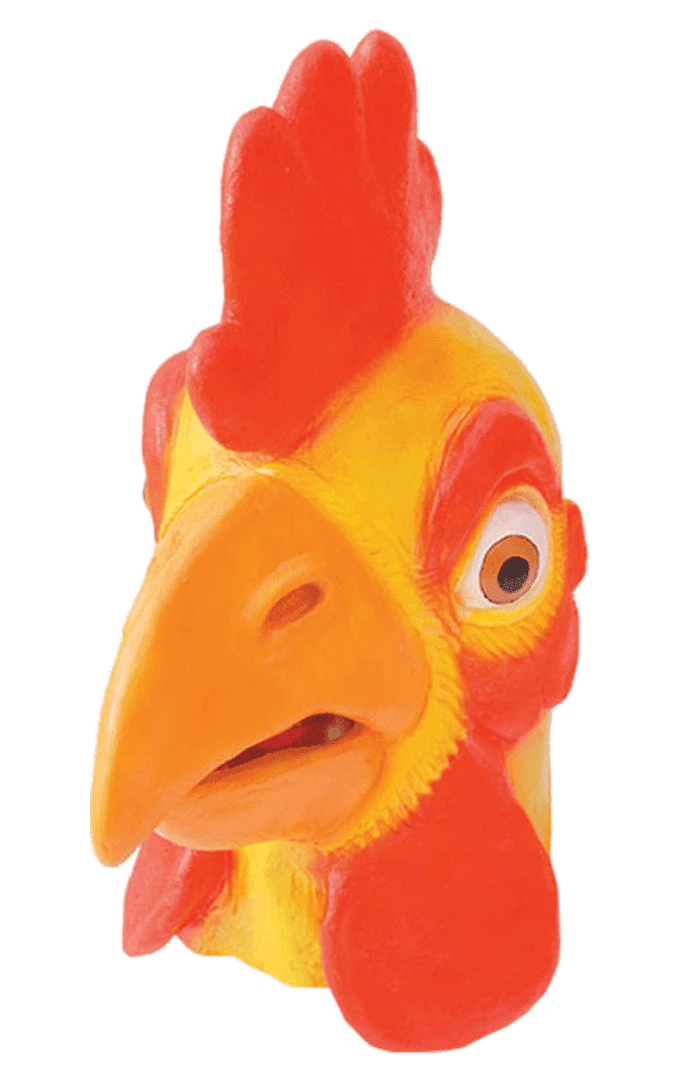 Bristol Novelty Rubber Chicken Facepiece 1 Bristol Novelty Rubber Chicken Facepiece