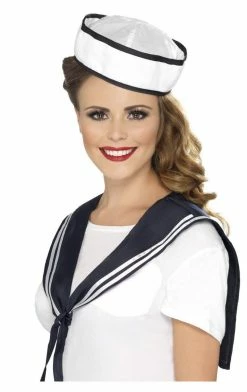 Smiffys Sailor Hat And Collar Set Festivals