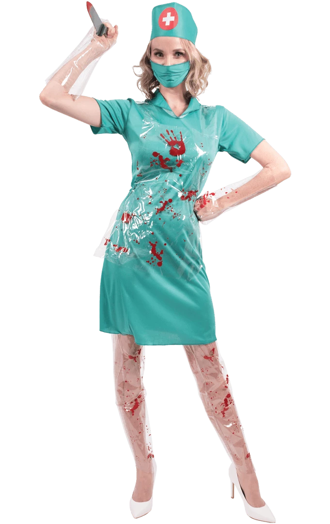 Orion Costumes Womens Bloody Horror Nurse Costume 1 Orion Costumes Womens Bloody Horror Nurse Costume
