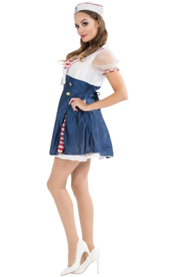 Orion Costumes American / USA Ladies Sailor Dress Costume