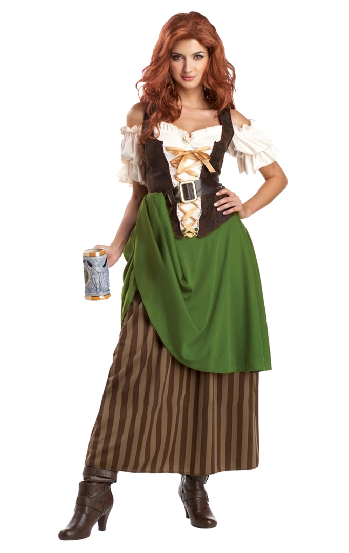 California Costumes Around The World Ladies Tavern Maiden Costume 1 California Costumes Around The World Ladies Tavern Maiden Costume