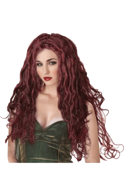 California Costumes Greek & Roman Medusa Long Red Wig