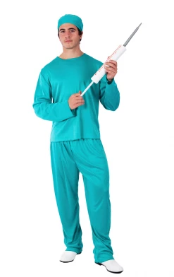 Orion Costumes Adult Surgeon Scrubs Costume Costumes Under £20