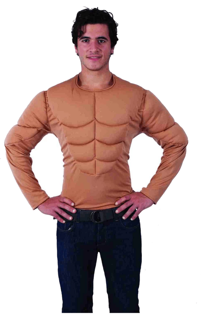 Orion Costumes Adult Printed Muscle Chest Top Novelty 1 Orion Costumes Adult Printed Muscle Chest Top Novelty
