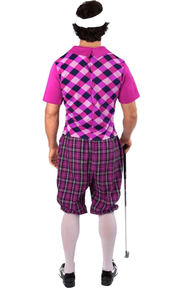 Orion Costumes Novelty Mens Pink Pub Golf Costume 3 Orion Costumes Novelty Mens Pink Pub Golf Costume