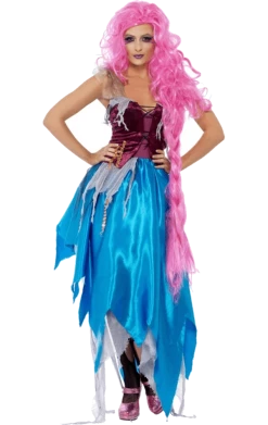Smiffys Halloween Ripped Rapunzel Costume Fairytales