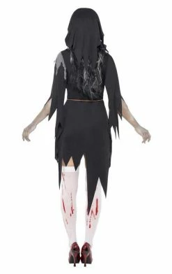 Smiffys Priest & Nun Halloween Zombie Nun Costume 6 Smiffys Priest & Nun Halloween Zombie Nun Costume