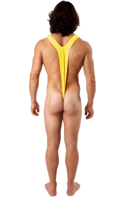 Orion Costumes Costumes Under £20 Adult Yellow Borat Mankini