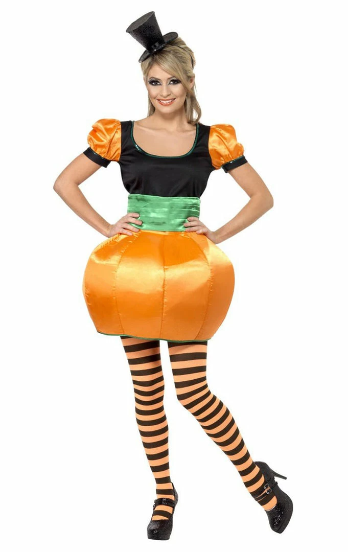 Smiffys Ladies Pumpkin Costume Halloween 1 Smiffys Ladies Pumpkin Costume Halloween
