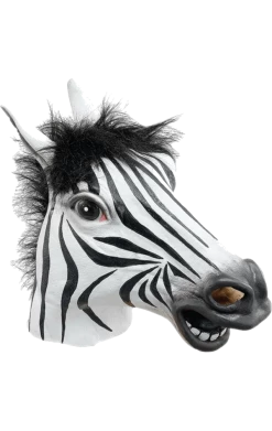 Bristol Novelty Animals Zebra Facepiece