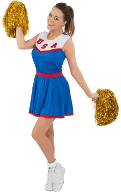Orion Costumes Adult USA Cheerleader Costume American / USA