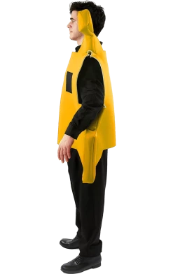 Orion Costumes Yellow Space Invader Costume