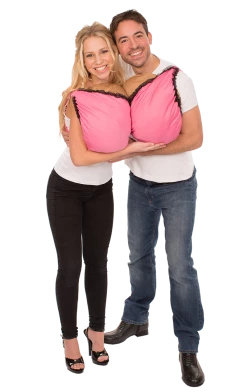 Orion Costumes Adult Boob Bra Couples Costume Novelty