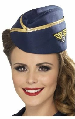 Smiffys Pilots & Cabin Crew Adult Air Hostess Hat
