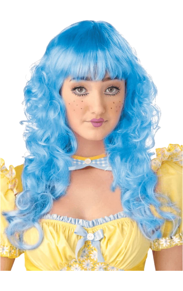 California Costumes Long Light Blue Wig 1 California Costumes Long Light Blue Wig