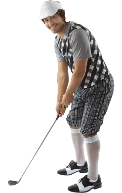 Orion Costumes Mens Pub Golf Costume - Black