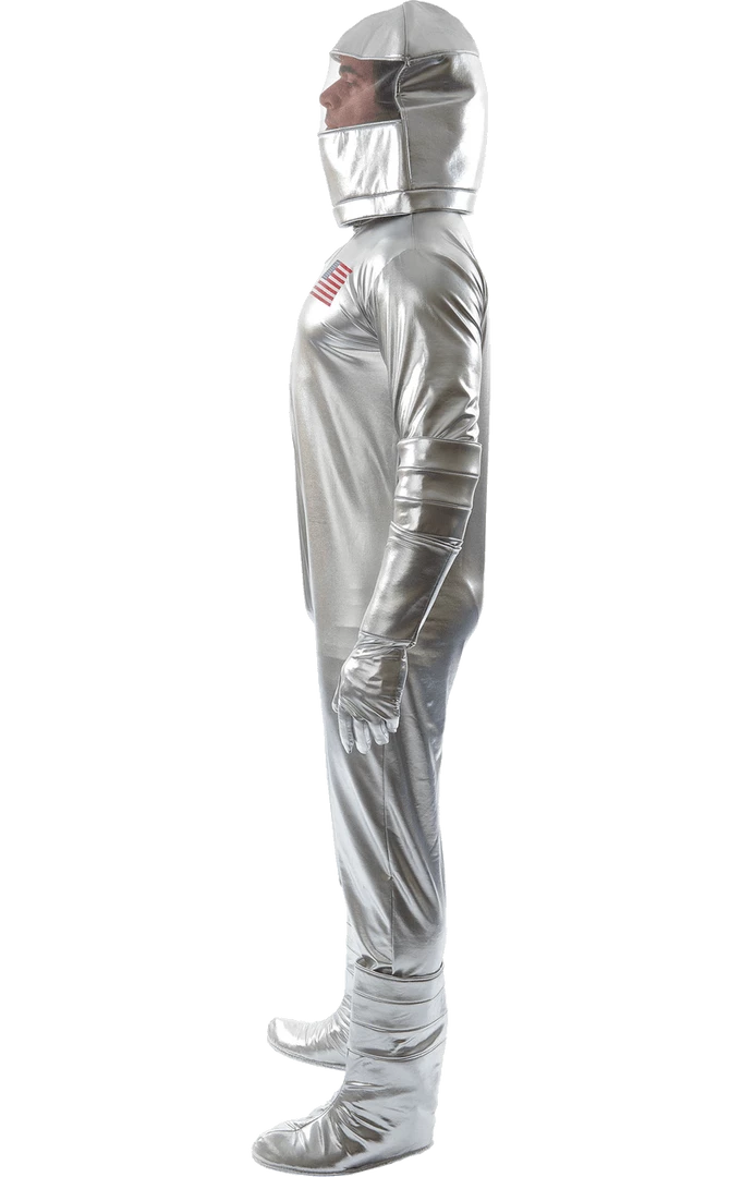 Orion Costumes Mens Traditional Silver Astronaut Costume American / USA 2 Orion Costumes Mens Traditional Silver Astronaut Costume American / USA