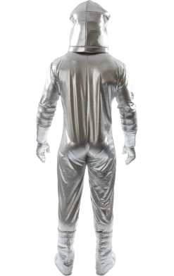Orion Costumes Mens Traditional Silver Astronaut Costume American / USA 5 Orion Costumes Mens Traditional Silver Astronaut Costume American / USA