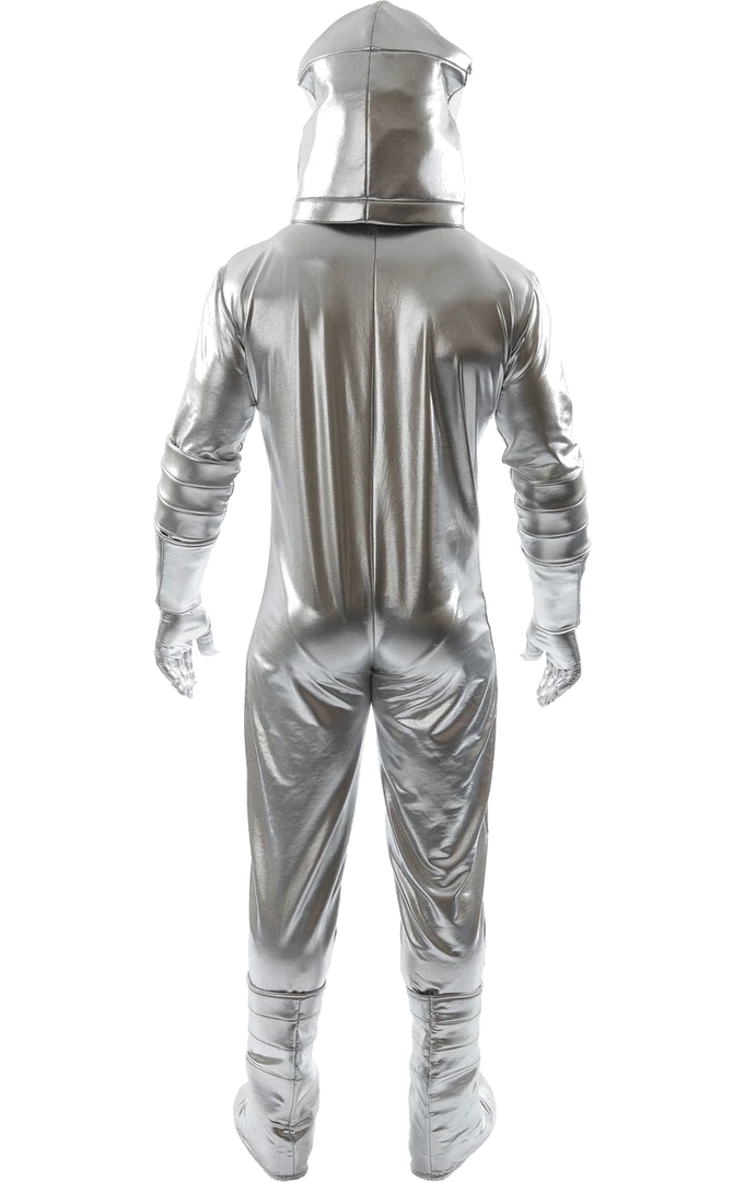 Orion Costumes Mens Traditional Silver Astronaut Costume American / USA 3 Orion Costumes Mens Traditional Silver Astronaut Costume American / USA