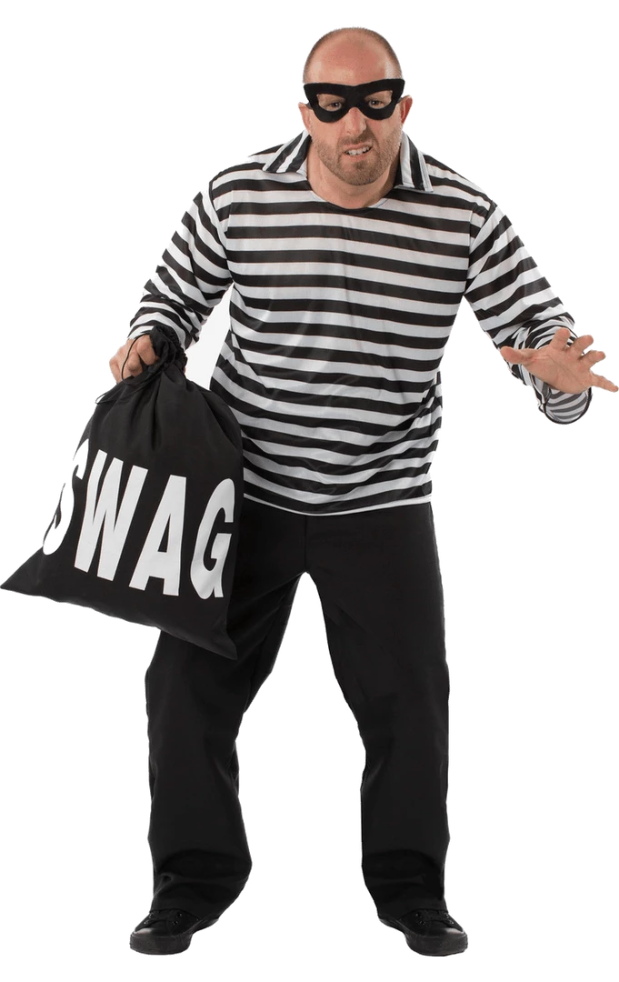 Orion Costumes Cops & Robbers Adult Burglar Costume 1 Orion Costumes Cops & Robbers Adult Burglar Costume