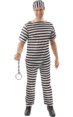 Orion Costumes Adult Prison Convict Costume