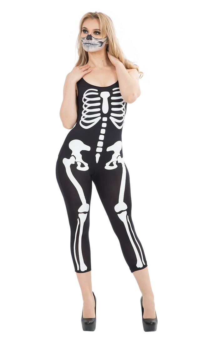 Orion Costumes Halloween Womens Skeleton Jumpsuit 2 Orion Costumes Halloween Womens Skeleton Jumpsuit