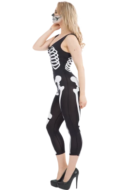 Orion Costumes Halloween Womens Skeleton Jumpsuit 6 Orion Costumes Halloween Womens Skeleton Jumpsuit