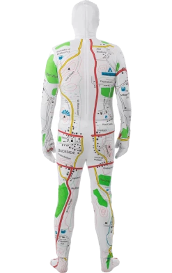 Orion Costumes Rude Map Body Suit Costume