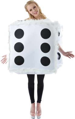 Orion Costumes Adult Fluffy Dice Costume Novelty
