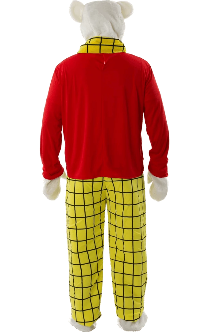 Orion Costumes Adult Rupert Bear Costume Book Characters 3 Orion Costumes Adult Rupert Bear Costume Book Characters