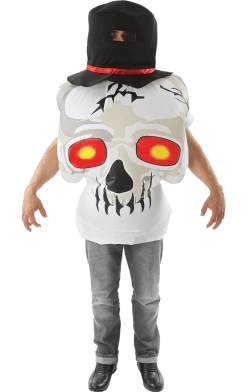 Orion Costumes Inflatable Skull Halloween Costume