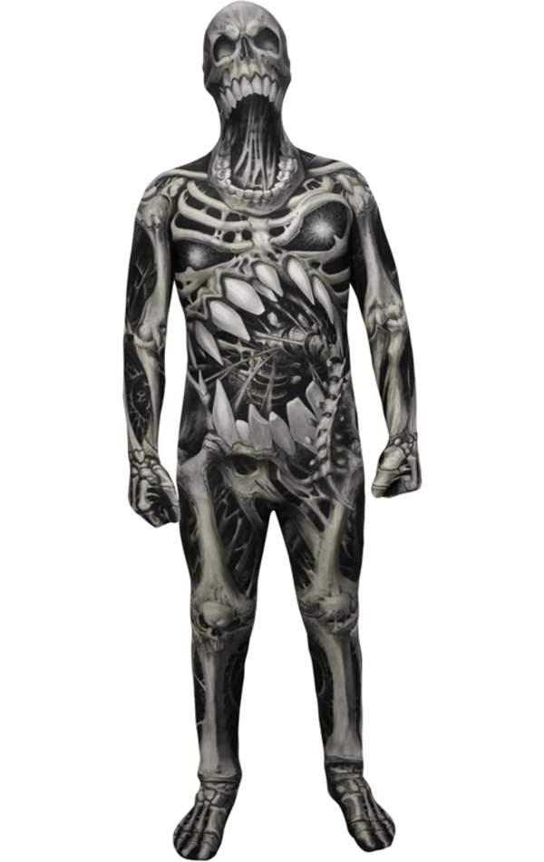 Body Republic Kids Skull And Bones Morphsuit 1 Body Republic Kids Skull And Bones Morphsuit