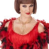 California Costumes All Decades /Era Costumes 20s Brunette Flapper Wig