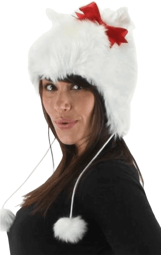 Elope Animals Kitty Pompom Hat 1 Elope Animals Kitty Pompom Hat