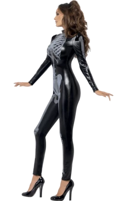 Smiffys Ladies Sexy Halloween Skeleton Costume