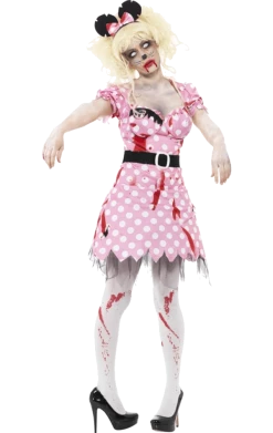 Smiffys Costumes Under £20 Ladies Zombie Mouse Costume
