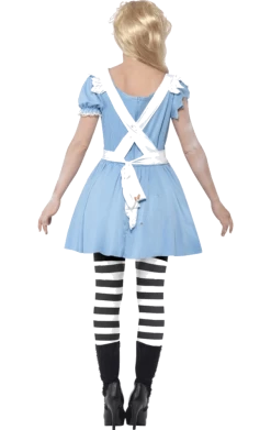 Smiffys Book Characters Adult Zombie Alice Costume