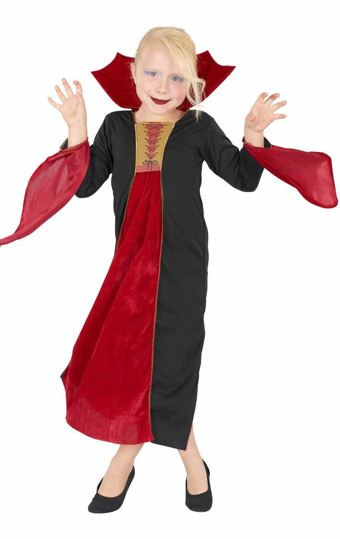 Orion Costumes Costumes Under £20 Kids Little Vampiress Costume 1 Orion Costumes Costumes Under £20 Kids Little Vampiress Costume