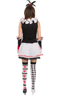Orion Costumes Circus Ladies Harlequin Jester Costume 5 Orion Costumes Circus Ladies Harlequin Jester Costume