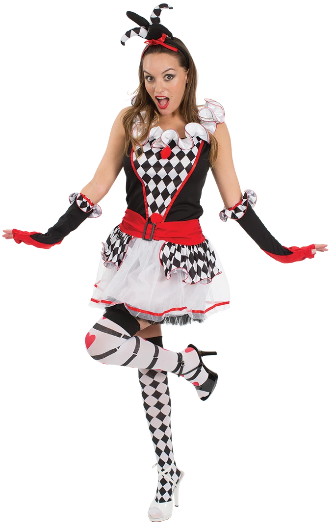 Orion Costumes Circus Ladies Harlequin Jester Costume 1 Orion Costumes Circus Ladies Harlequin Jester Costume