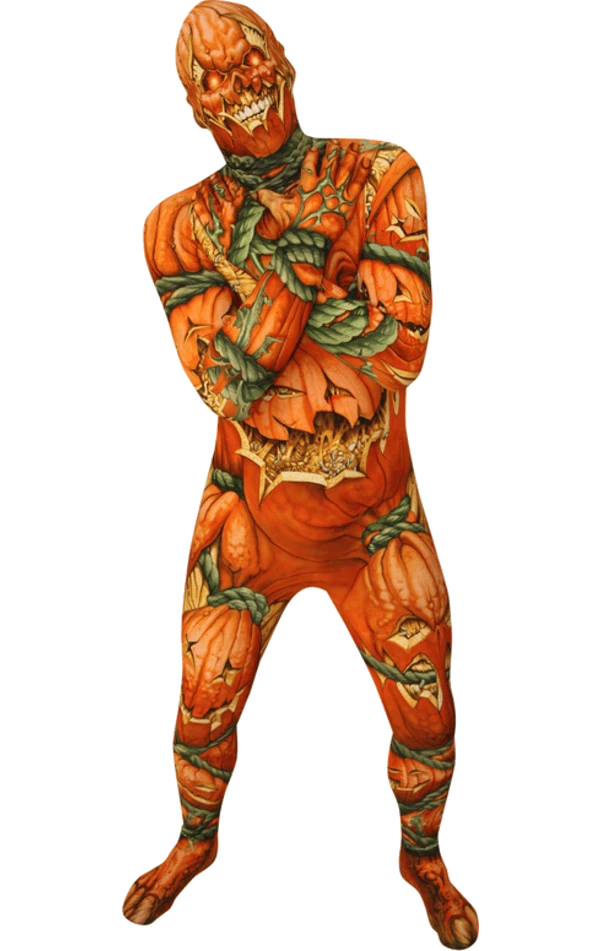 Body Republic Adult Pumpkin Morphsuit Morphsuits 1 Body Republic Adult Pumpkin Morphsuit Morphsuits
