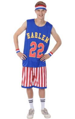Orion Costumes Mens USA Harlem Globetrotters Costume American / USA
