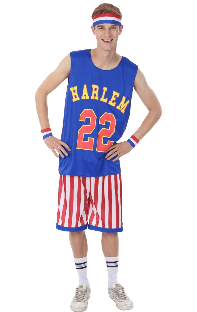 Orion Costumes Mens USA Harlem Globetrotters Costume American / USA 1 Orion Costumes Mens USA Harlem Globetrotters Costume American / USA