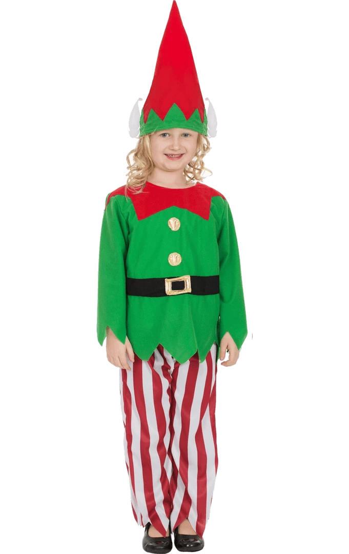 Orion Costumes Christmas Kids Striped Elf Costume 1 Orion Costumes Christmas Kids Striped Elf Costume