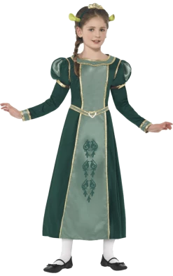 Smiffys Kids Shrek Princess Fiona Costume Cartoons