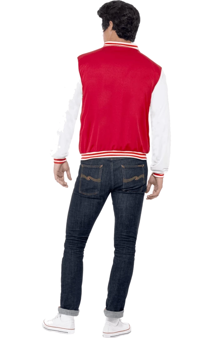 Smiffys 50s College Letterman Jacket 3 Smiffys 50s College Letterman Jacket
